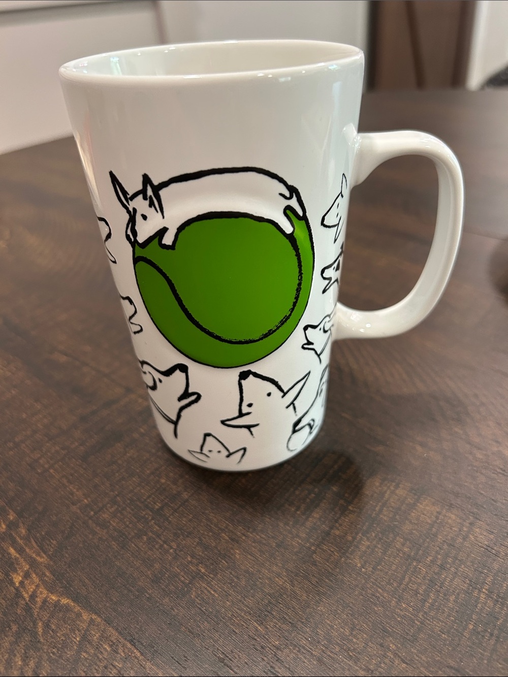 2015 Starbucks Coffee Mug 16oz White Doodle Dogs